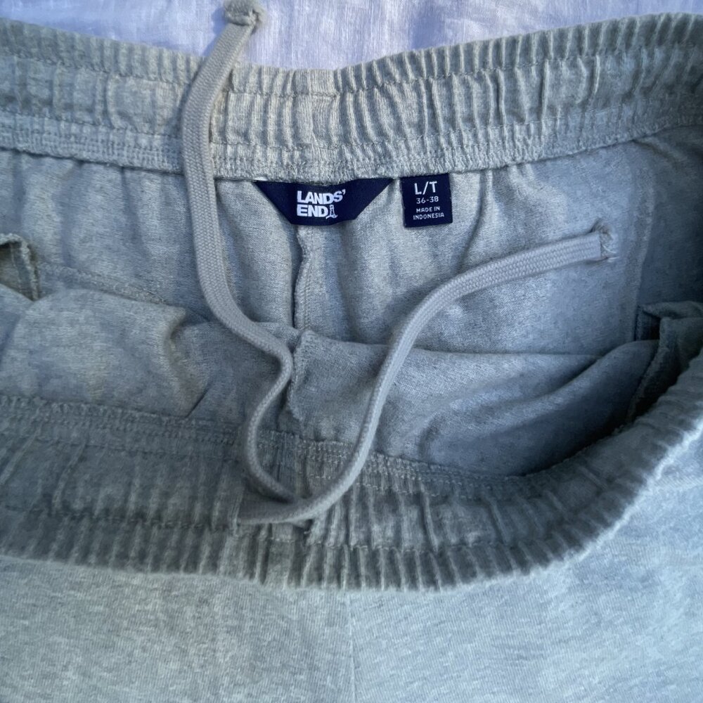 Land's End Men's Knit Jersey Sleep/Sweat Pants - Large Tall - Picture 3 of 5